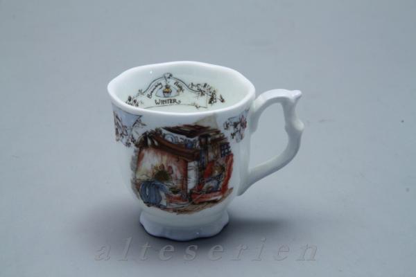 Miniaturkaffeebecher D 4,5 cm H 4,7 cm (Winter)