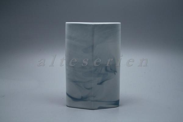 Vase H 21,4 cm Queensberry Marble blau