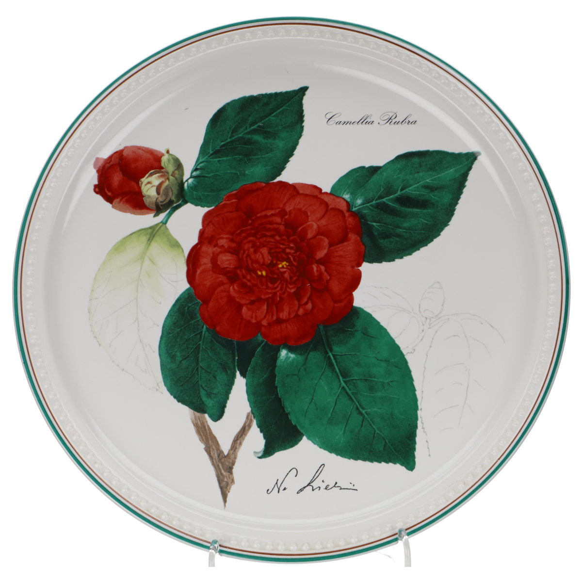 Wandteller 1985 Camellia Rubra