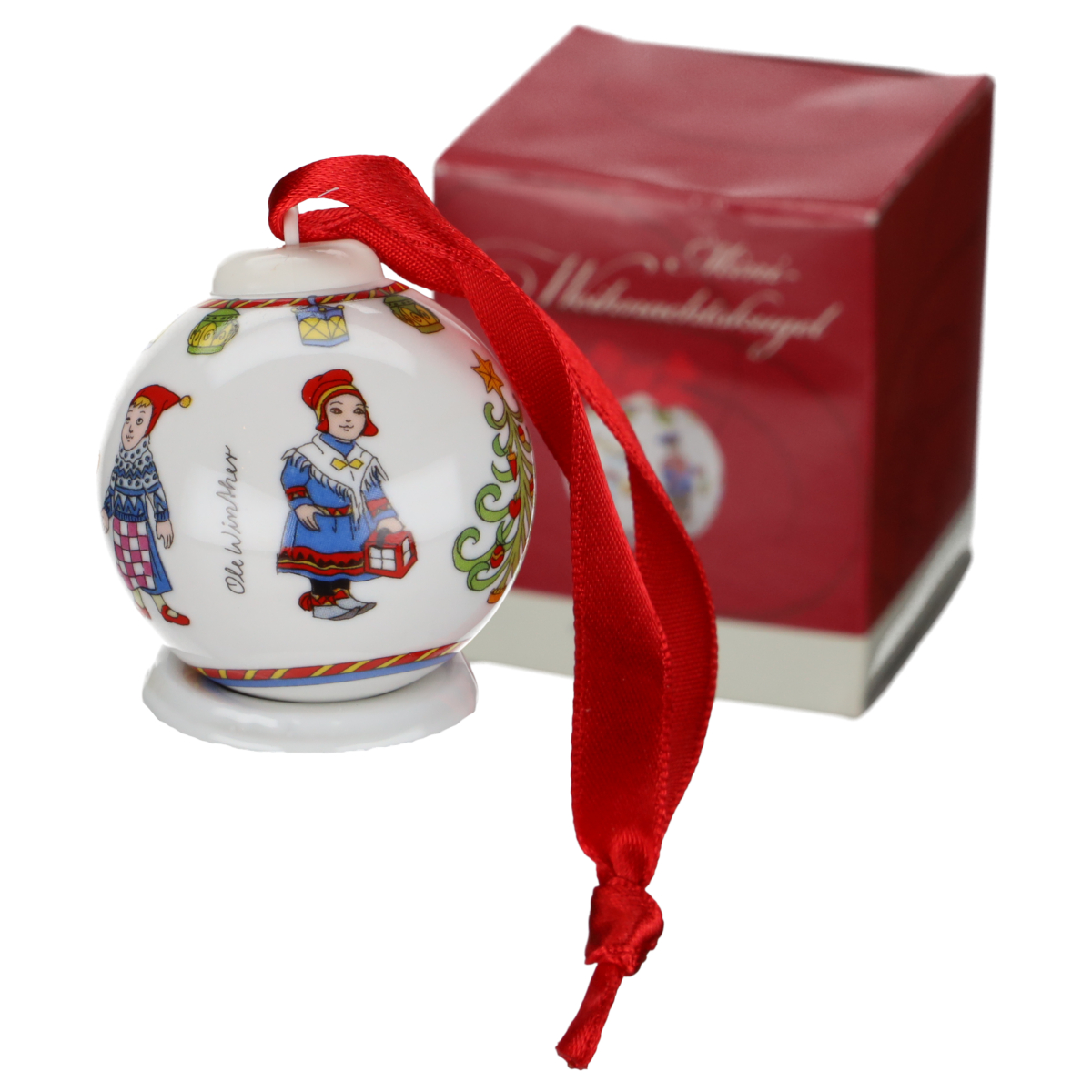 Weihnachtskugel Mini - Strohbock