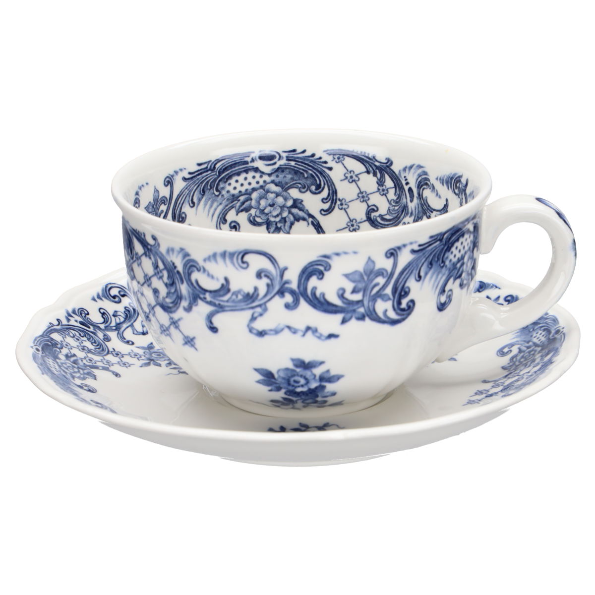 Teetasse mit Untere Blume unten