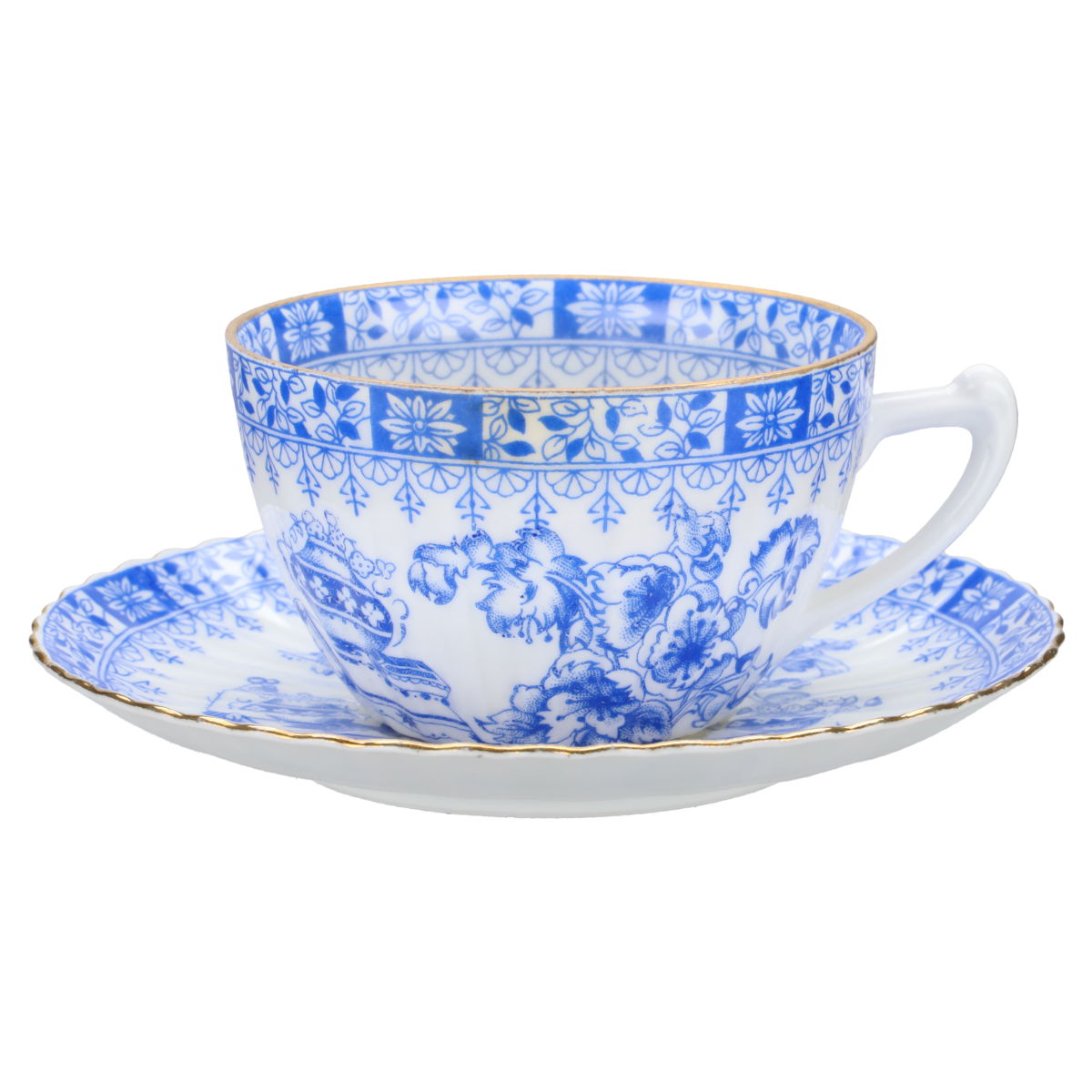 Teetasse mit Untere einfacher Goldrand