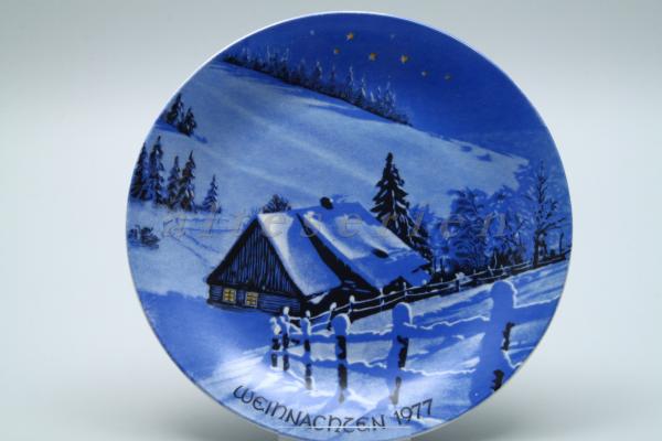 Sammelteller: Weihnachten 1977 D 19,2 cm