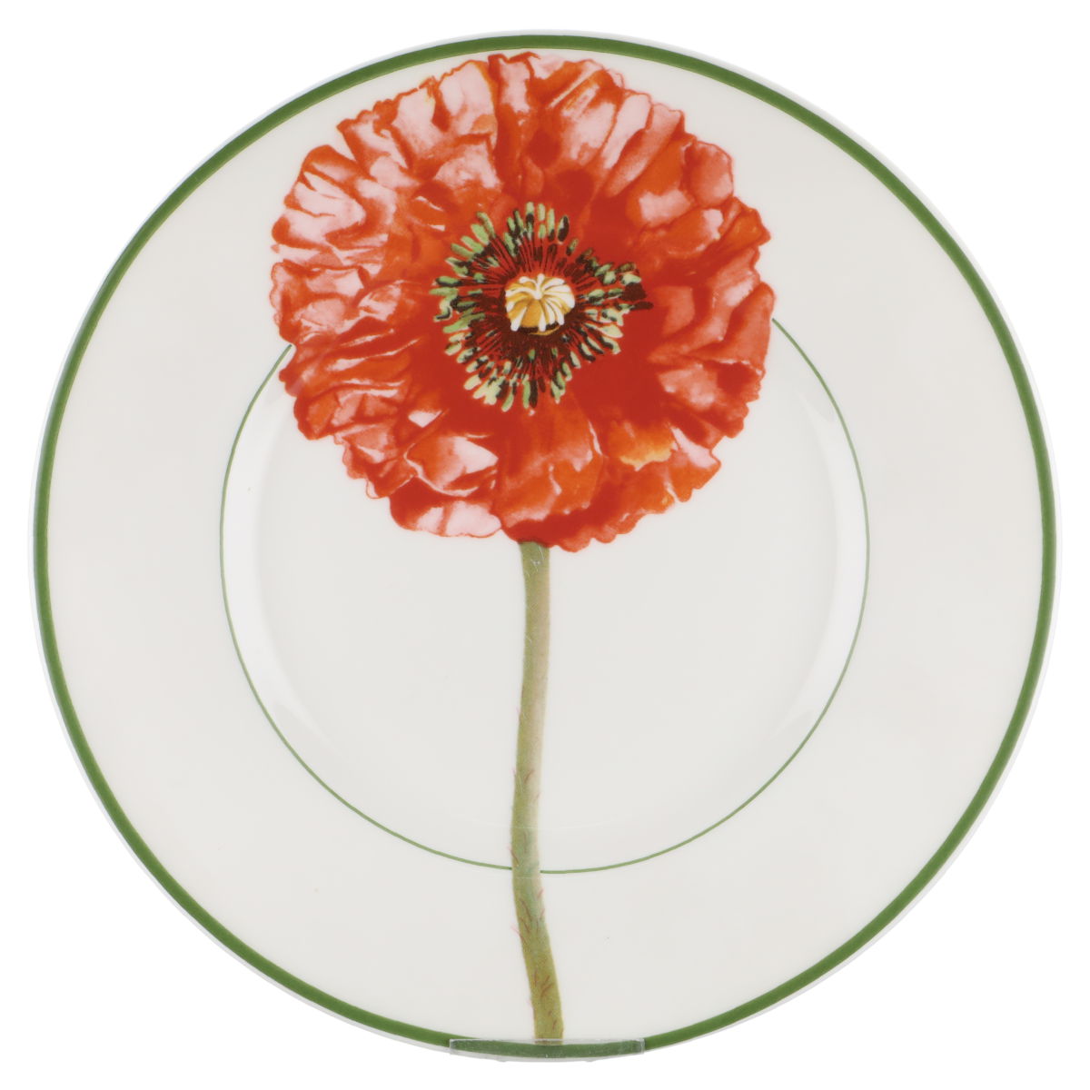 Kuchenteller Mohn