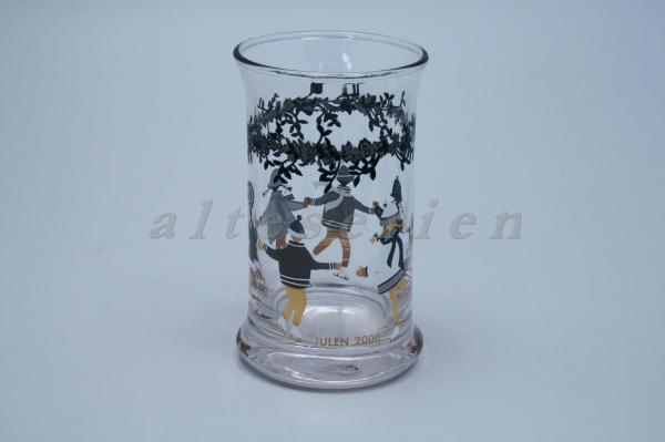 Wasserglas D 7 cm H 12 cm Julen 2000