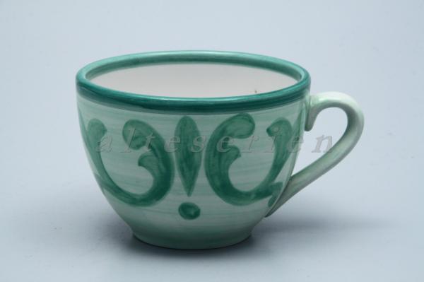 Milchkaffeetasse D 10,6 cm H 7,5 cm