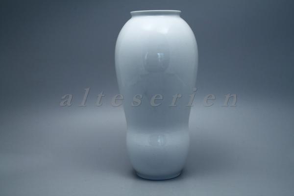 Vase groß H 30 cm weiß Uni