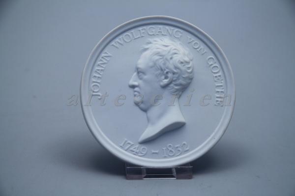 Medaillon Johann Wolfgang von Goethe D 9,5 cm 1.Wahl