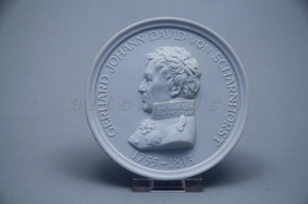 Medaillon Gerhard Johann David von Scharnhorst D 9,5 cm 1.Wahl