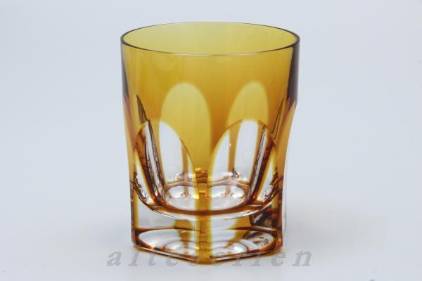 Whiskybecher D 7,5 cm H 9 cm (Bernstein/Amber)