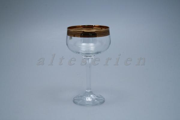 Champagner Glas Sektschale D 8,5 cm H 15,5 cm