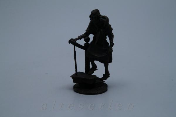 Bronzefigur Scrooge  Charles Dickens H 11 cm