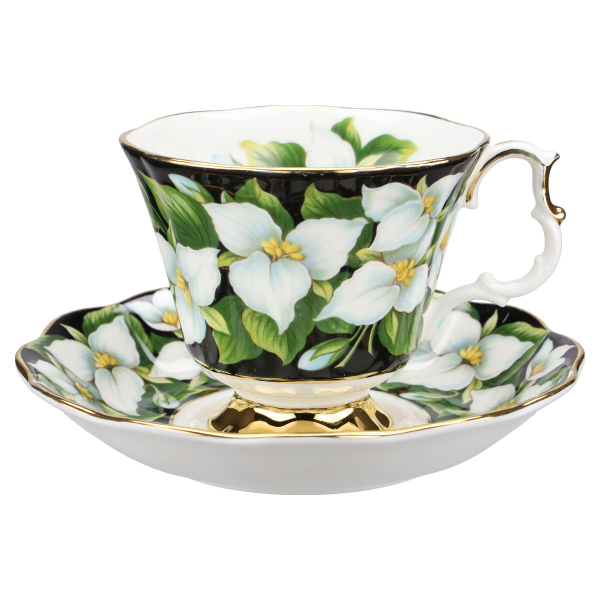 Kaffeetasse mit Untere Trillium