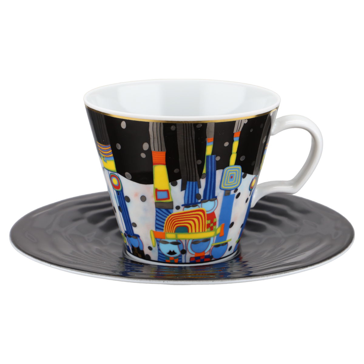 Kaffeetasse mit Untere Blue Blues 944