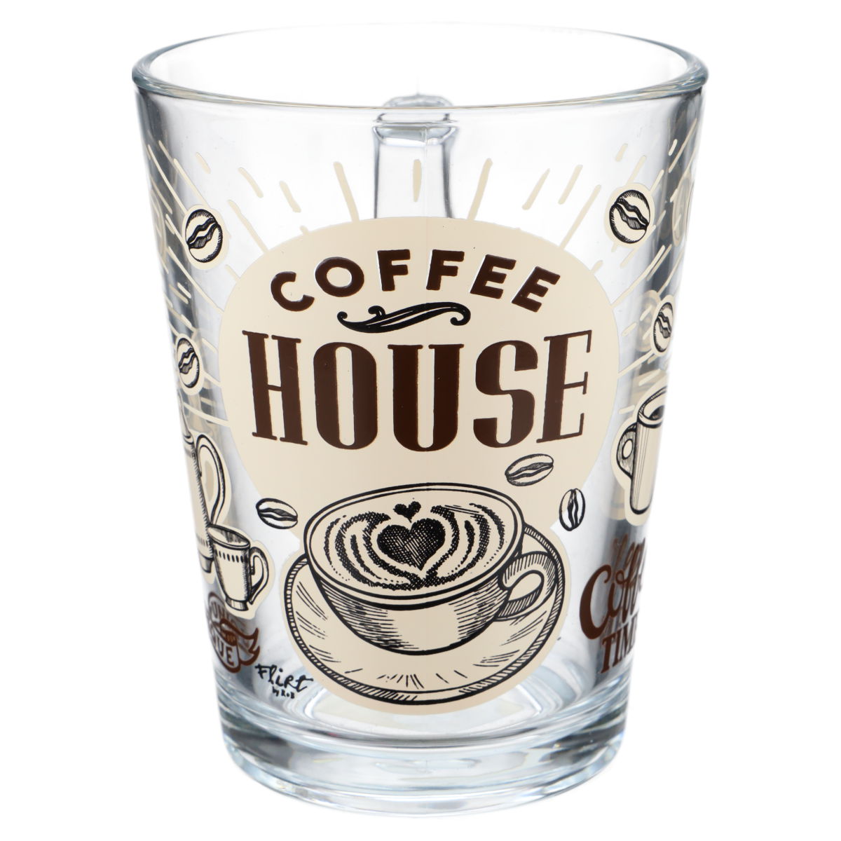 Latte Macchiato Coffee House Glas