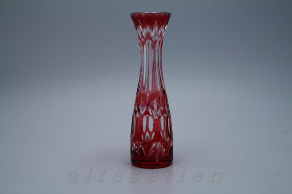 Vase schmal Flaschenform Rubin