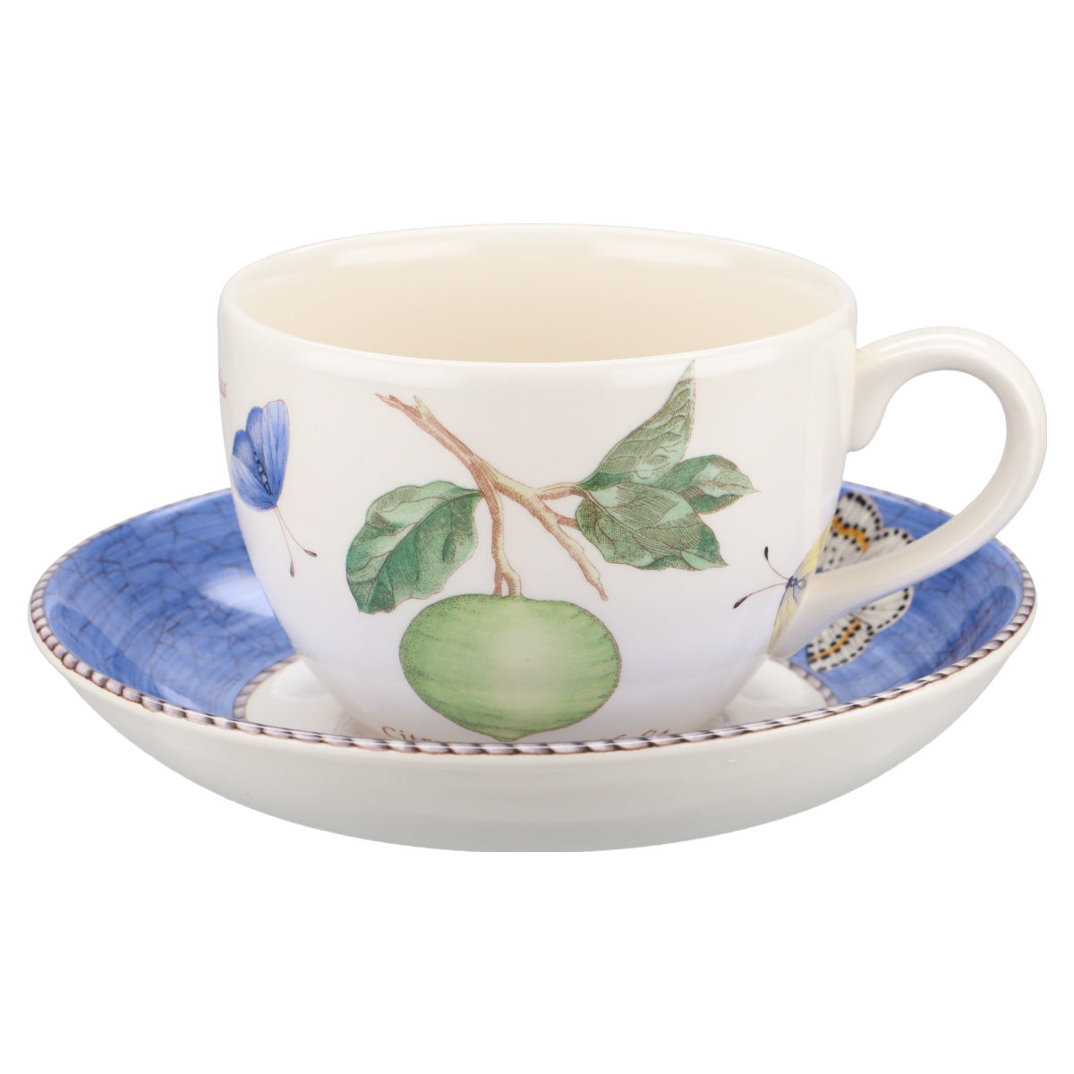 Kaffeetasse mit Untere Citrus aurantifolia