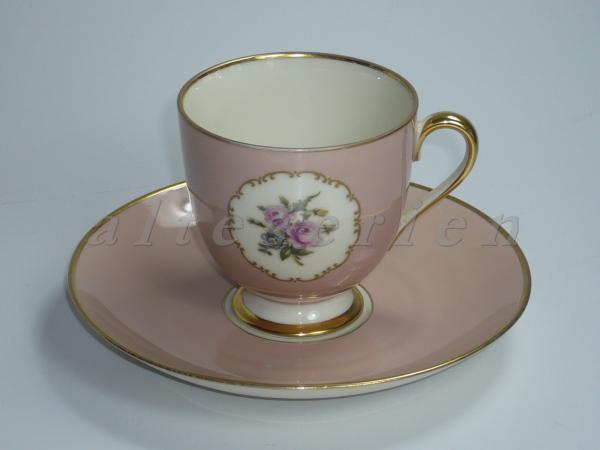 Kaffeetasse mit Untere rosa