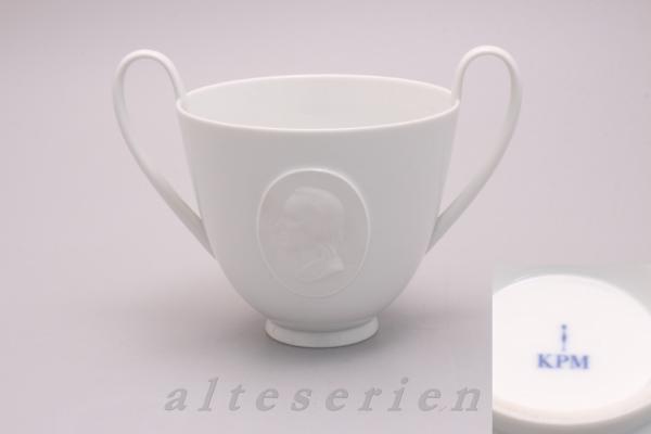 Hölderlin- Becher mit Biskuit Medaillon