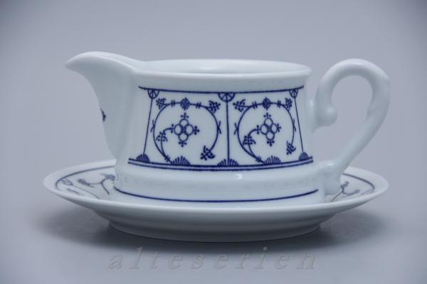 Sauciere mit Teller 2-teilig H 9,5 cm