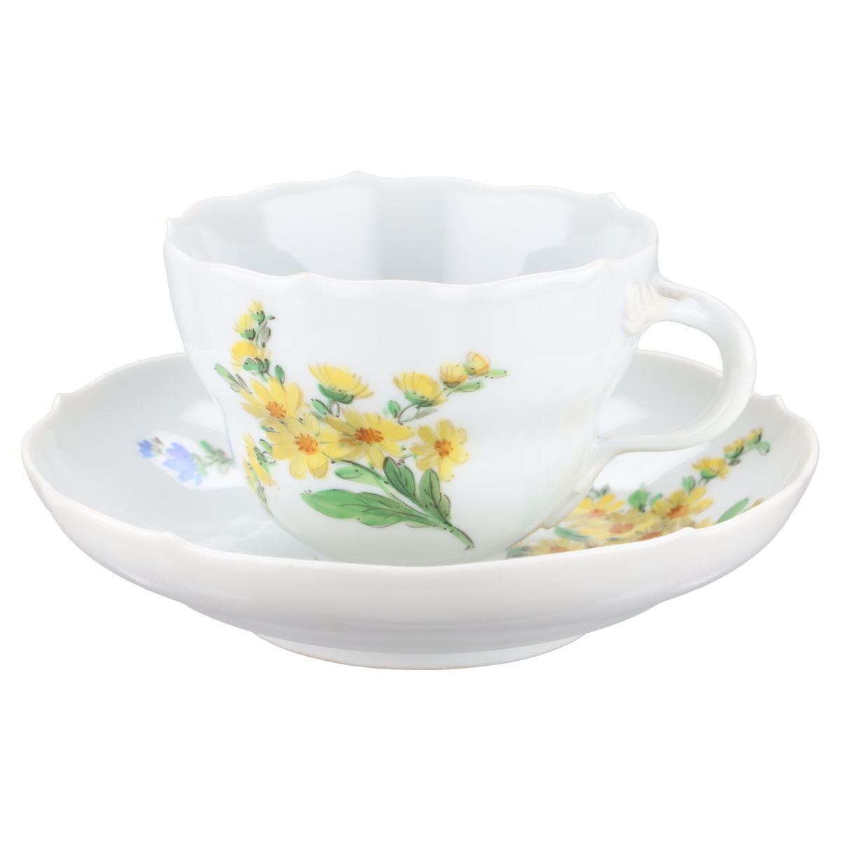 Kaffeetasse mit Untere Margerite gelb