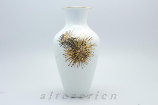 Vase H 30,5 cm (goldene Blume)