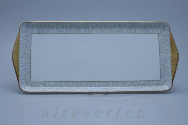 Königskuchenplatte mit Griffen 34,5x15 cm