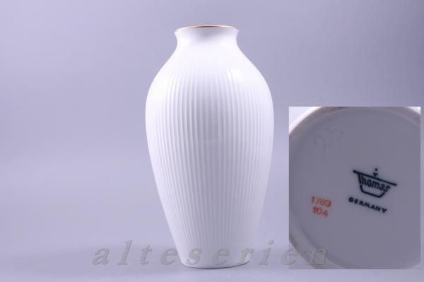 Vase Rillenrelief H 26 cm