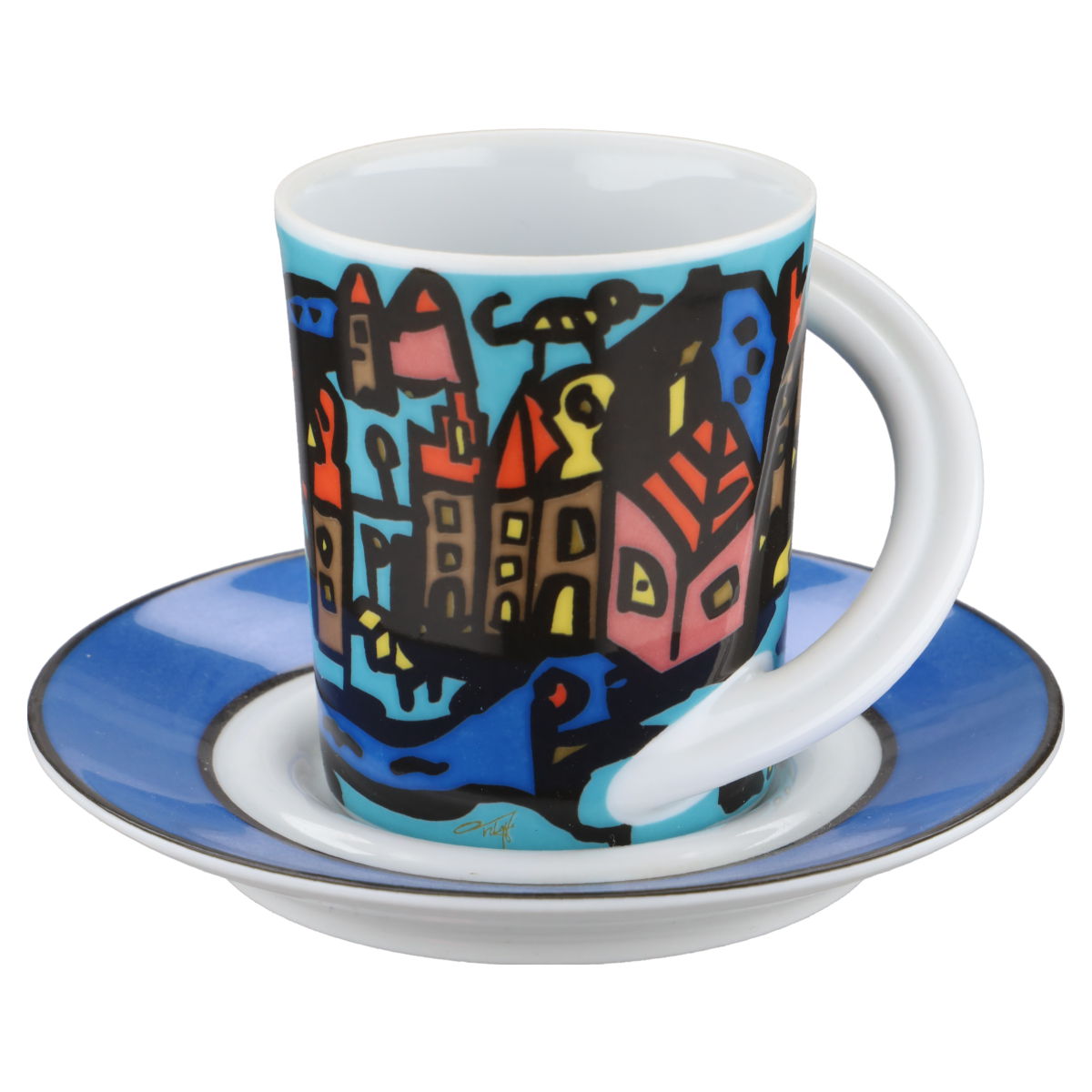 Mokkatasse Espressotasse mit Untere Dreamtown