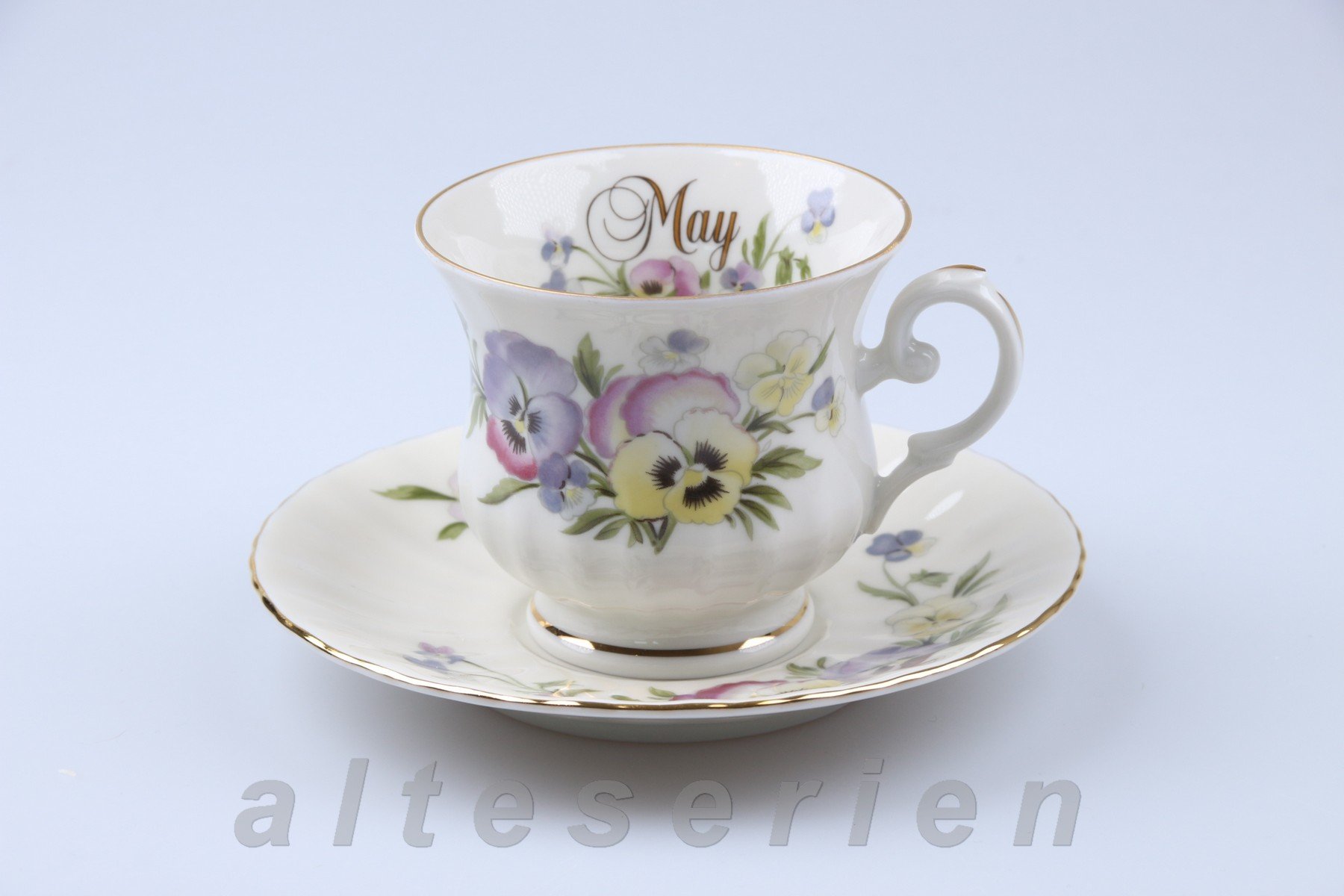 Kaffeetasse mit Untertasse May Sweet Pea