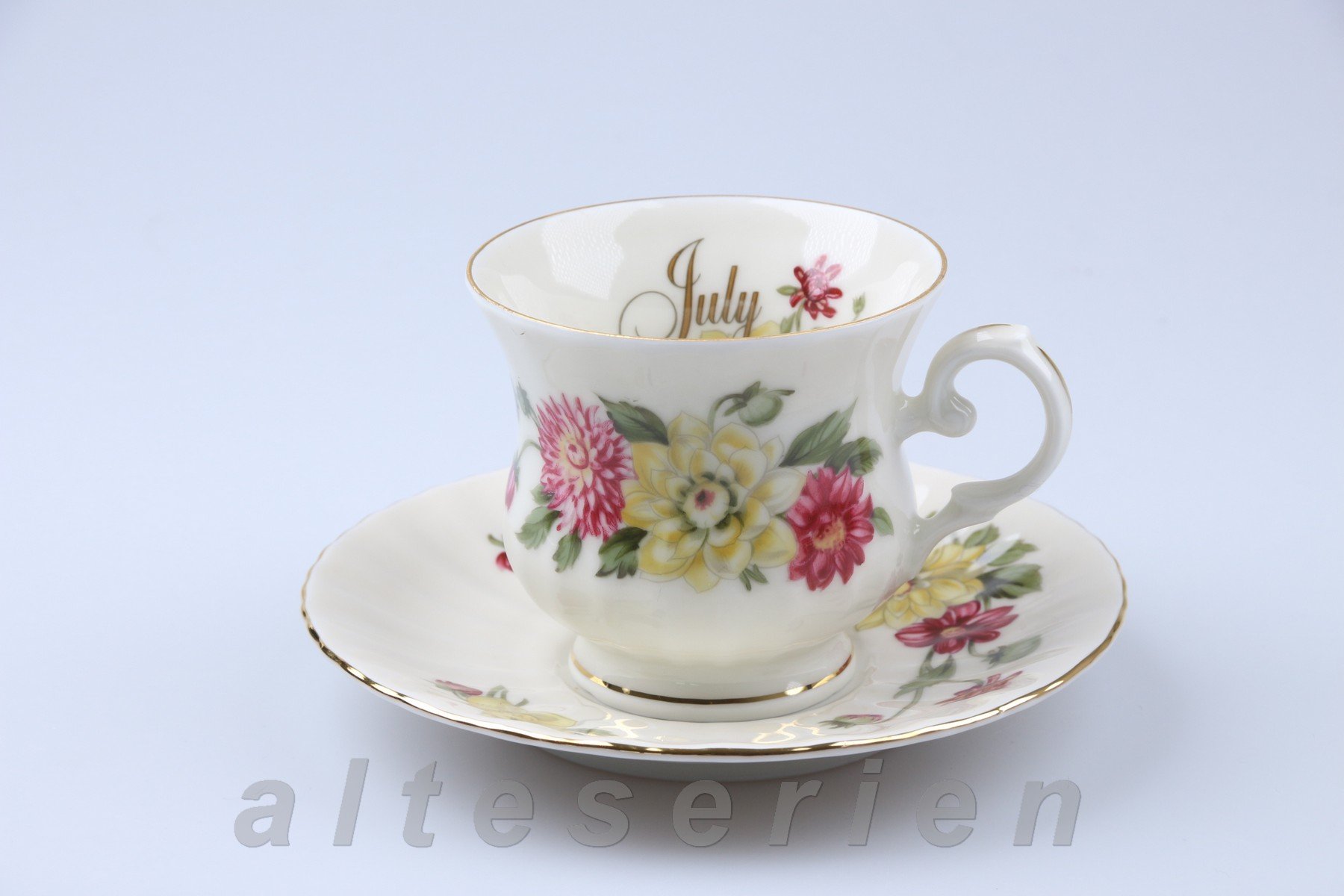 Kaffeetasse mit Untertasse  July Dahlia