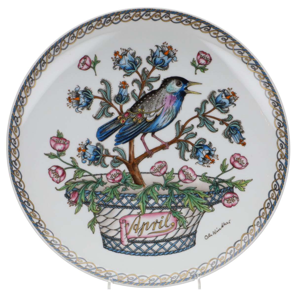 Wandteller groß April Star II. Wahl