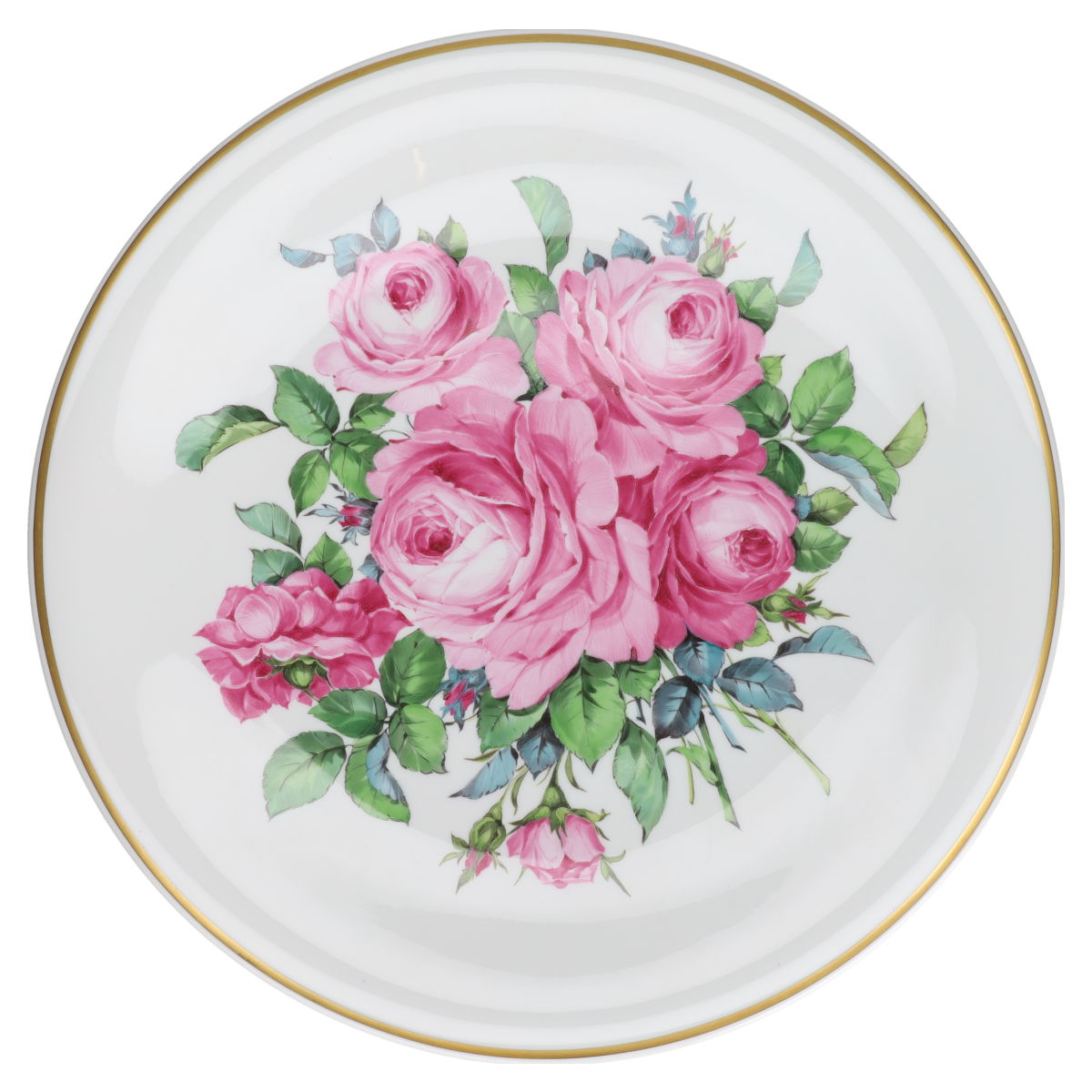 Wandteller groß Modell 54602 Rosenbouquet I.Wahl