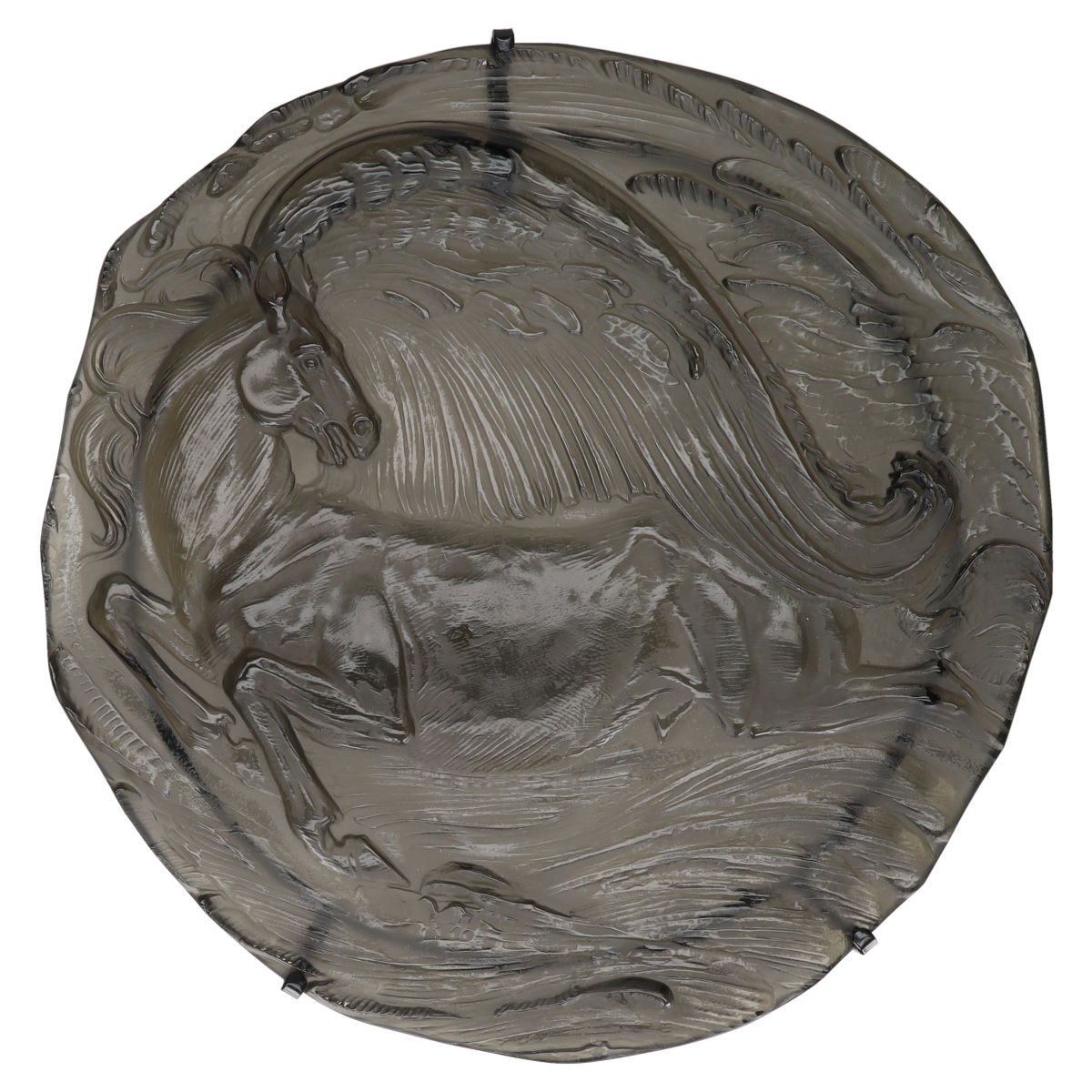 Jahresteller in Glas Prof. Ernst Fuchs 1980 mit Zertifikat in OVP