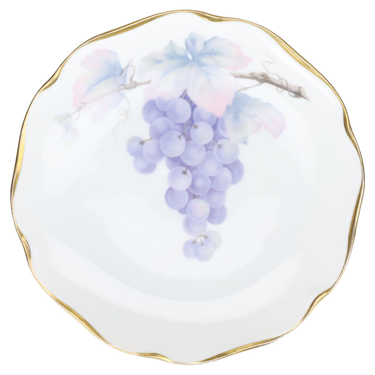 Obstteller Dessertteller Trauben