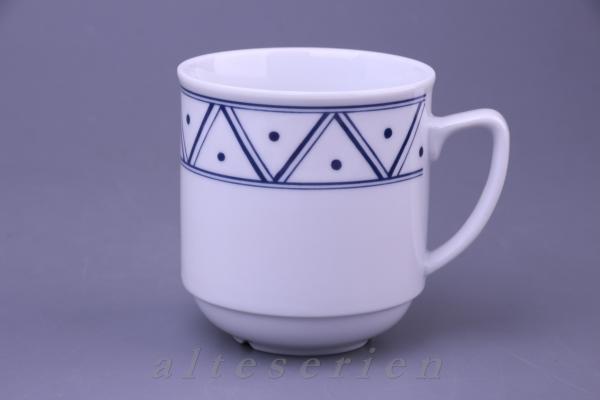 Kaffeebecher Dreiecke mit Punkten