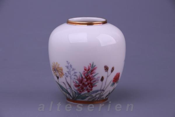 Vase, klein, bauchig, H 8 cm