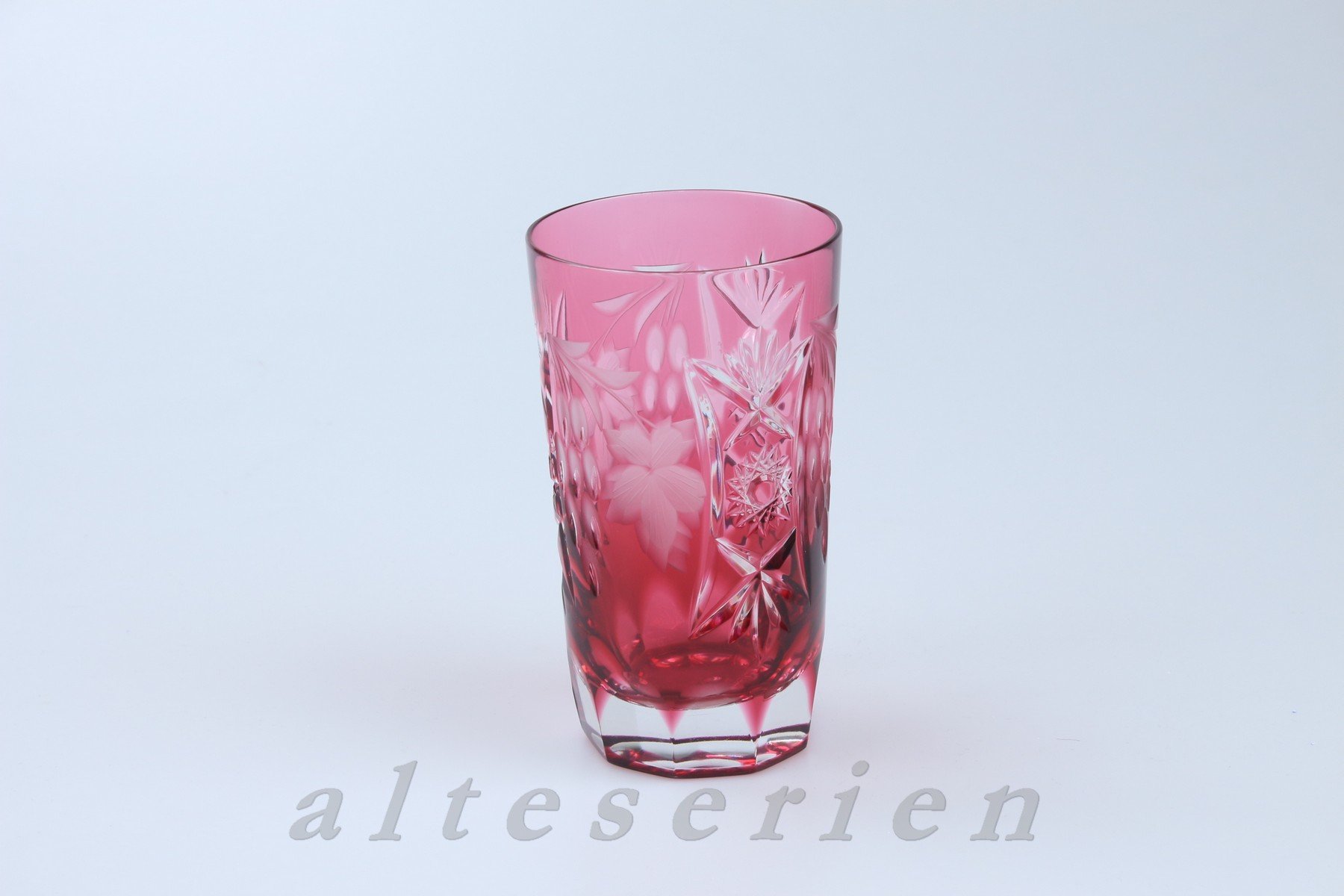 Wasserglas Trinkbecher Goldrubin