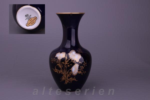 Vase klein H 21 cm Echt Kobalt