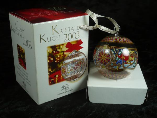 Weihnachtskugel Kristalkugel 2003