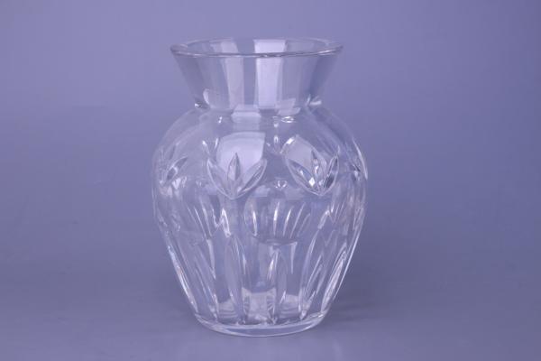 Vase unten bauchig H 19 cm