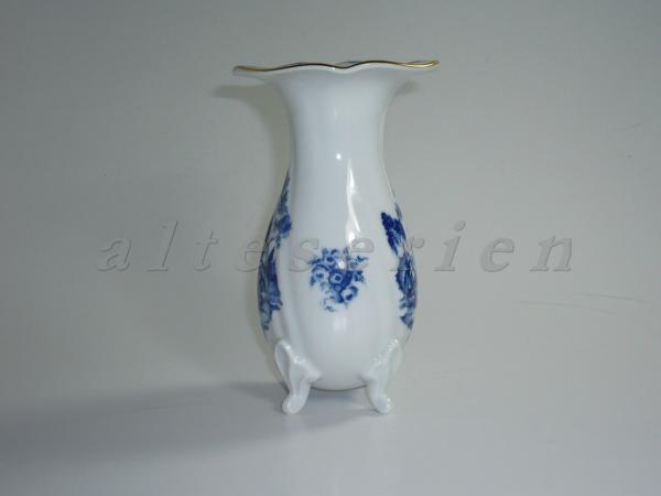 Vase auf Füßchen H 17,4 cm