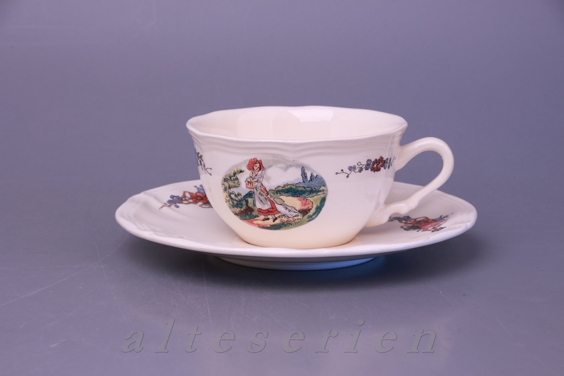 Teetasse mit Untere - Gänsemagd