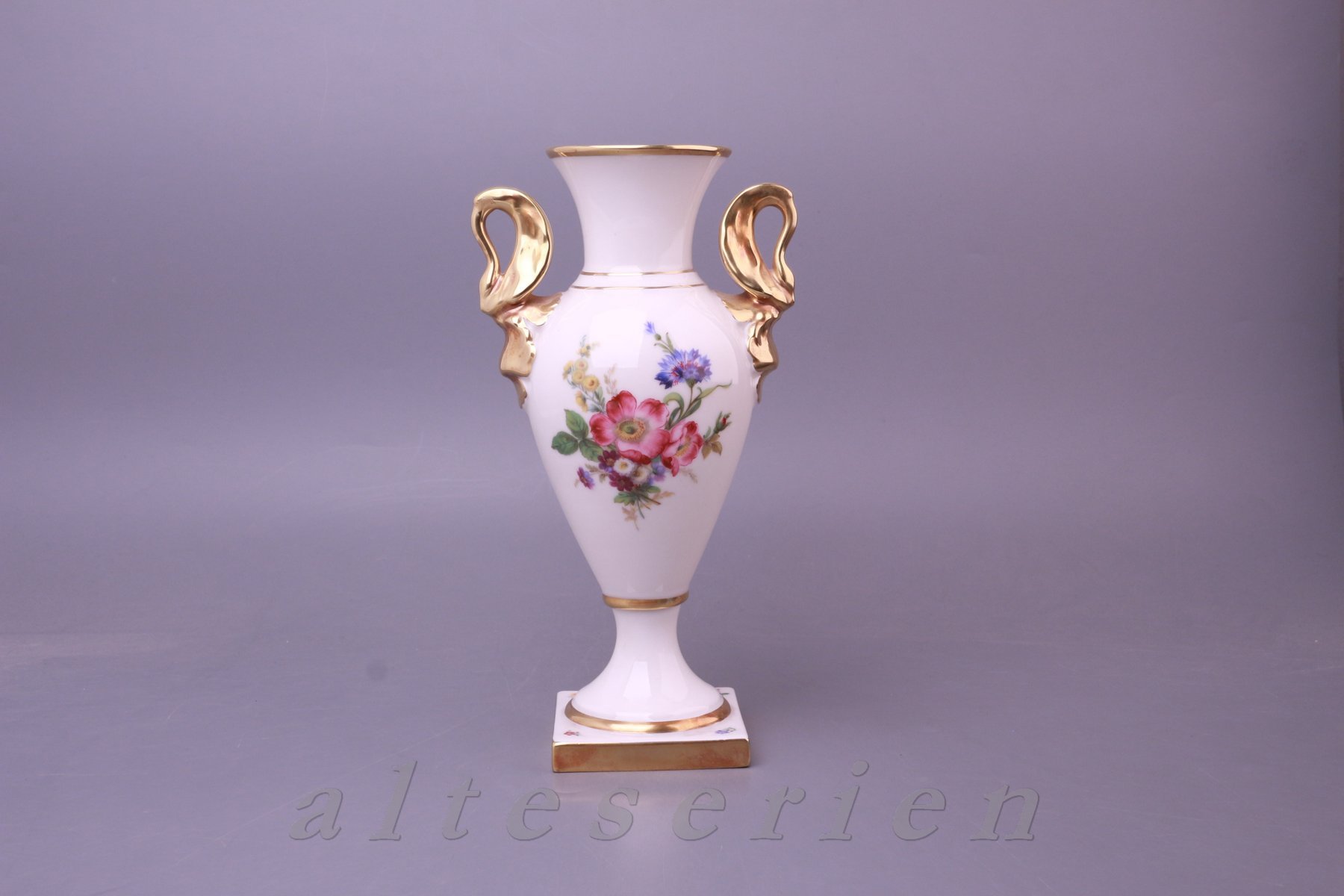Vase Amphorenvase Rosendekor
