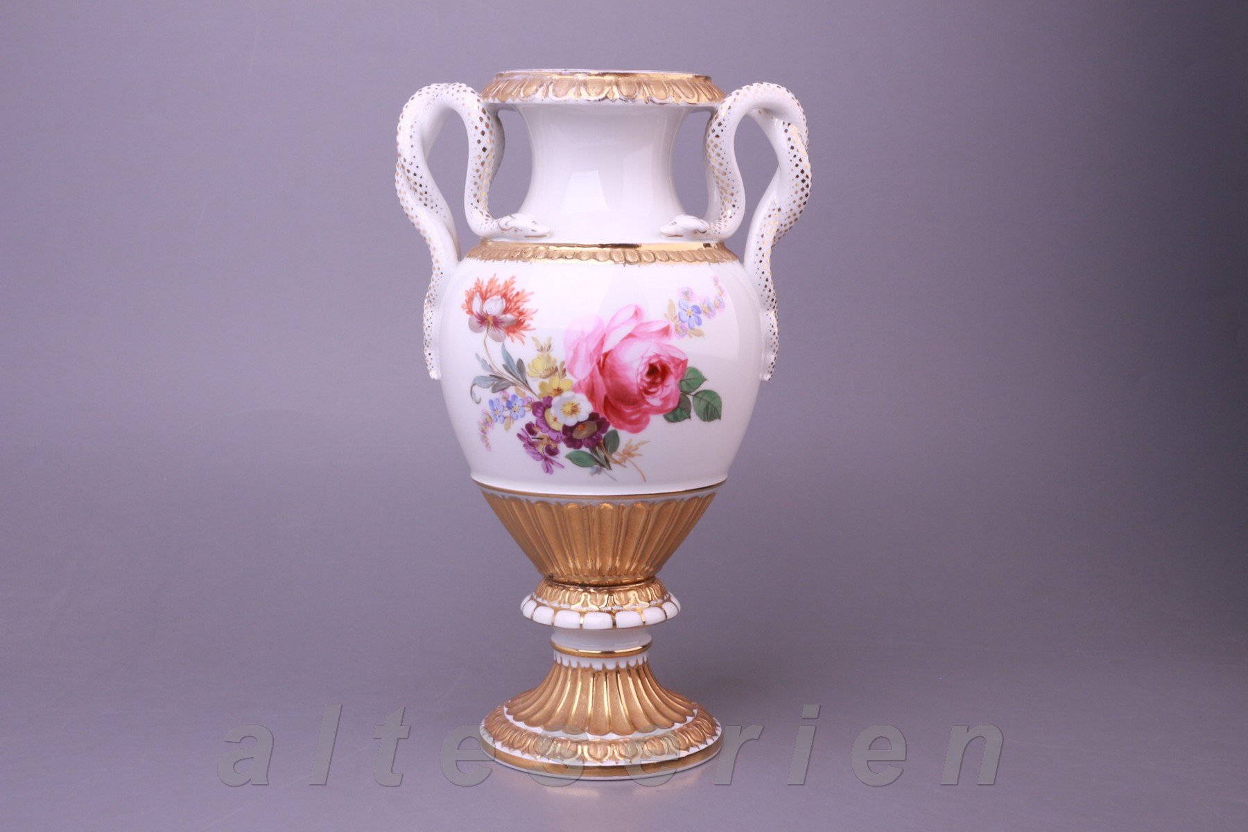 Vase Schlangenhenkelvase I.W